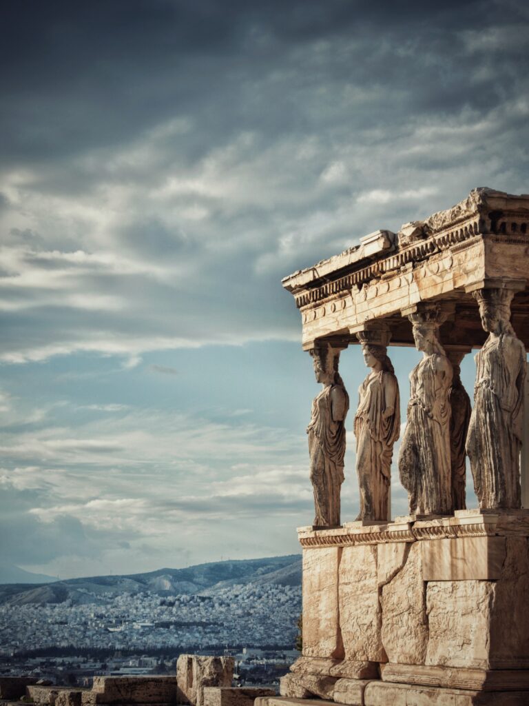 Columns at Athens, Greece