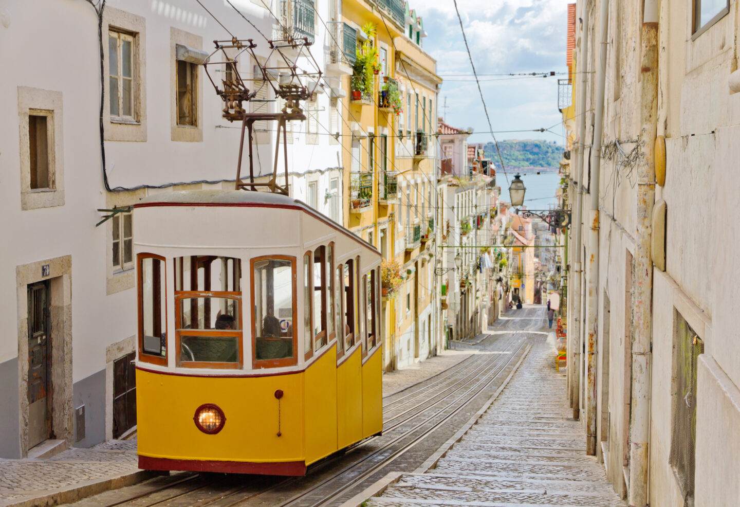 Street view of Lisbon, Portugal